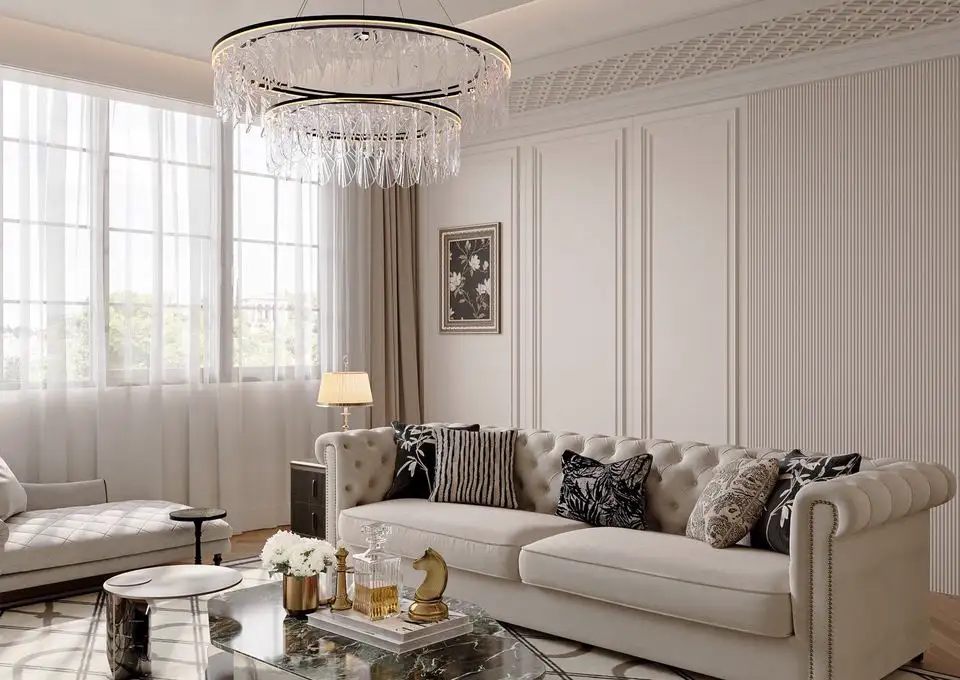 French Classic Interior Rendering 05 cover rendering