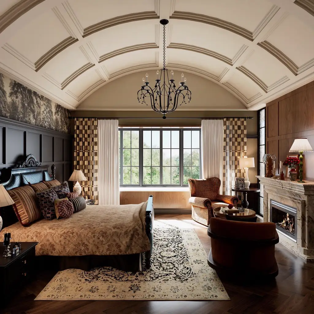 French Classic Interior Rendering 06, interior view 1