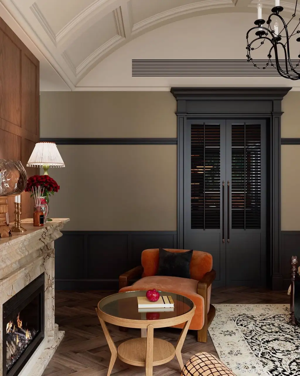 French Classic Interior Rendering 06, interior view 4