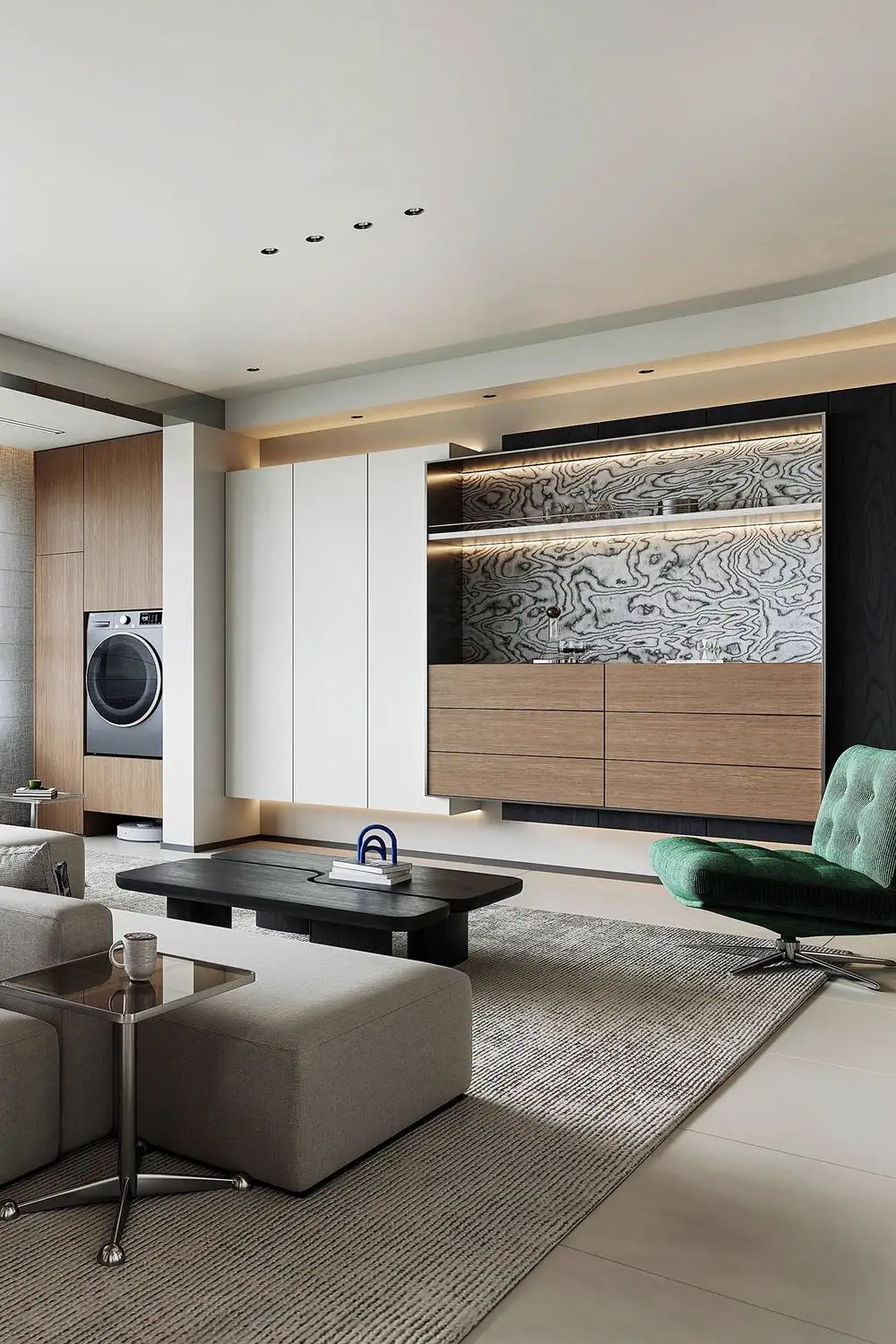 French Classic Interior Rendering 07, interior view 4