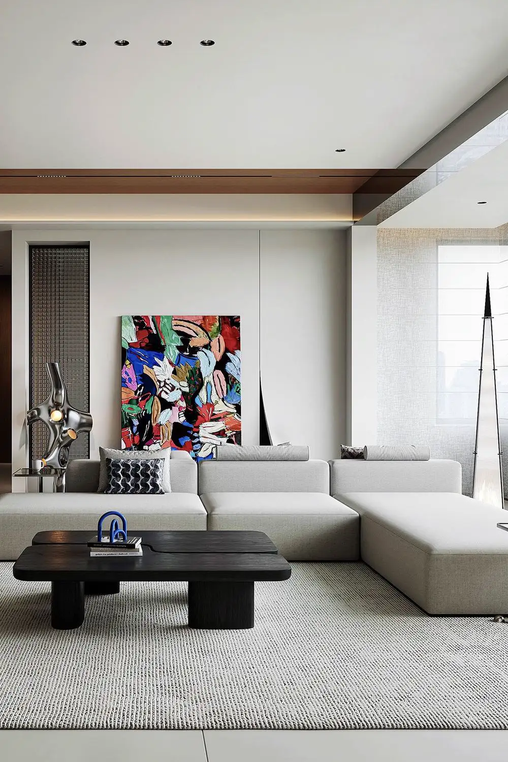 French Classic Interior Rendering 07, interior view 5