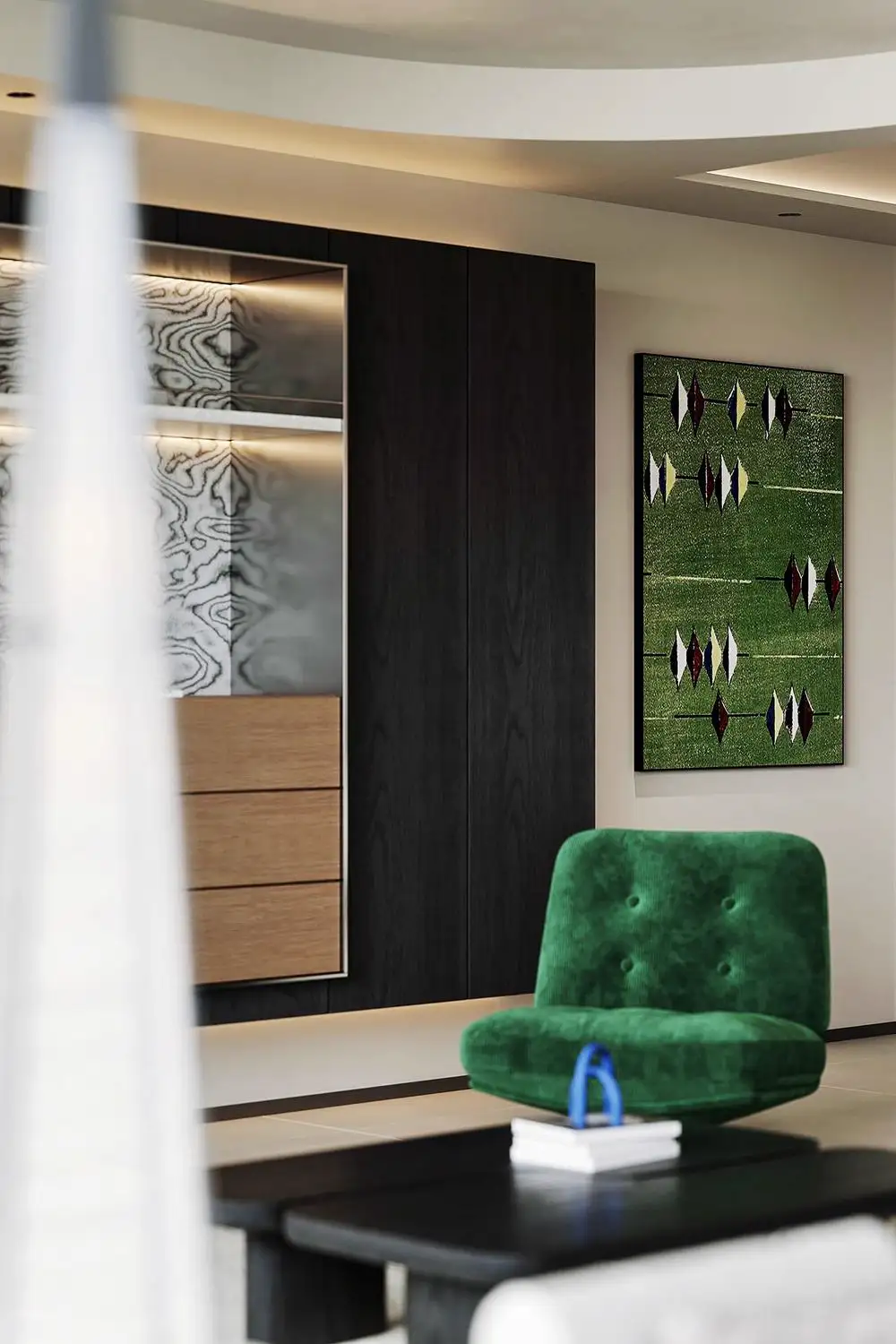 French Classic Interior Rendering 07, interior view 7
