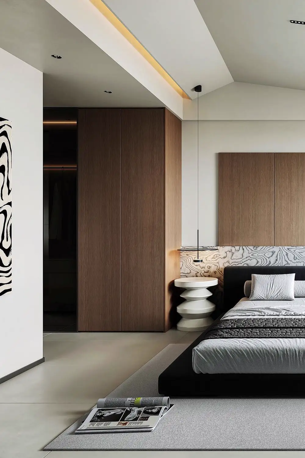 French Classic Interior Rendering 07, interior view 13