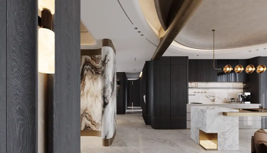 Warm Residential Rendering 10, interior view 6