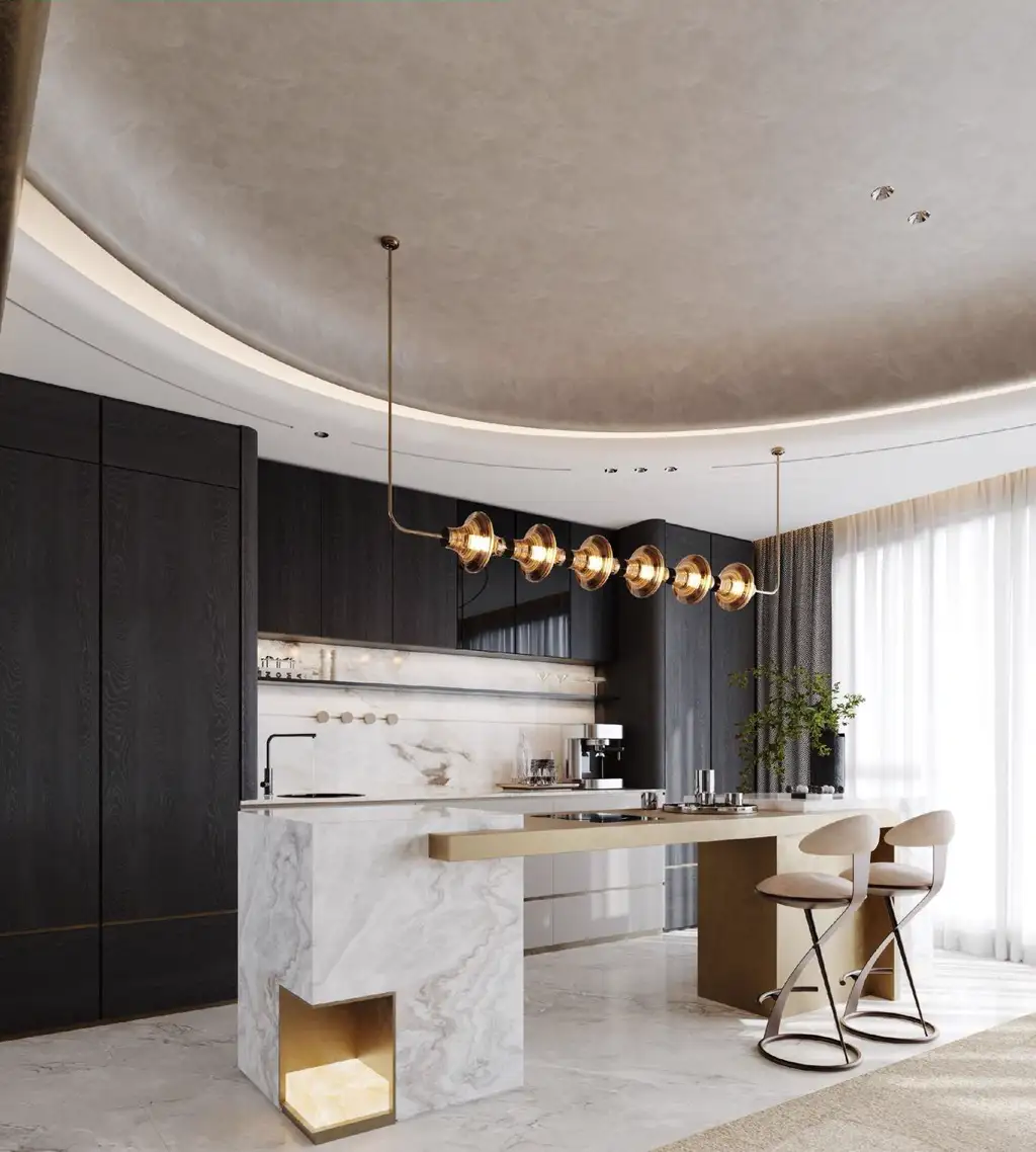 Warm Residential Rendering 10, interior view 8