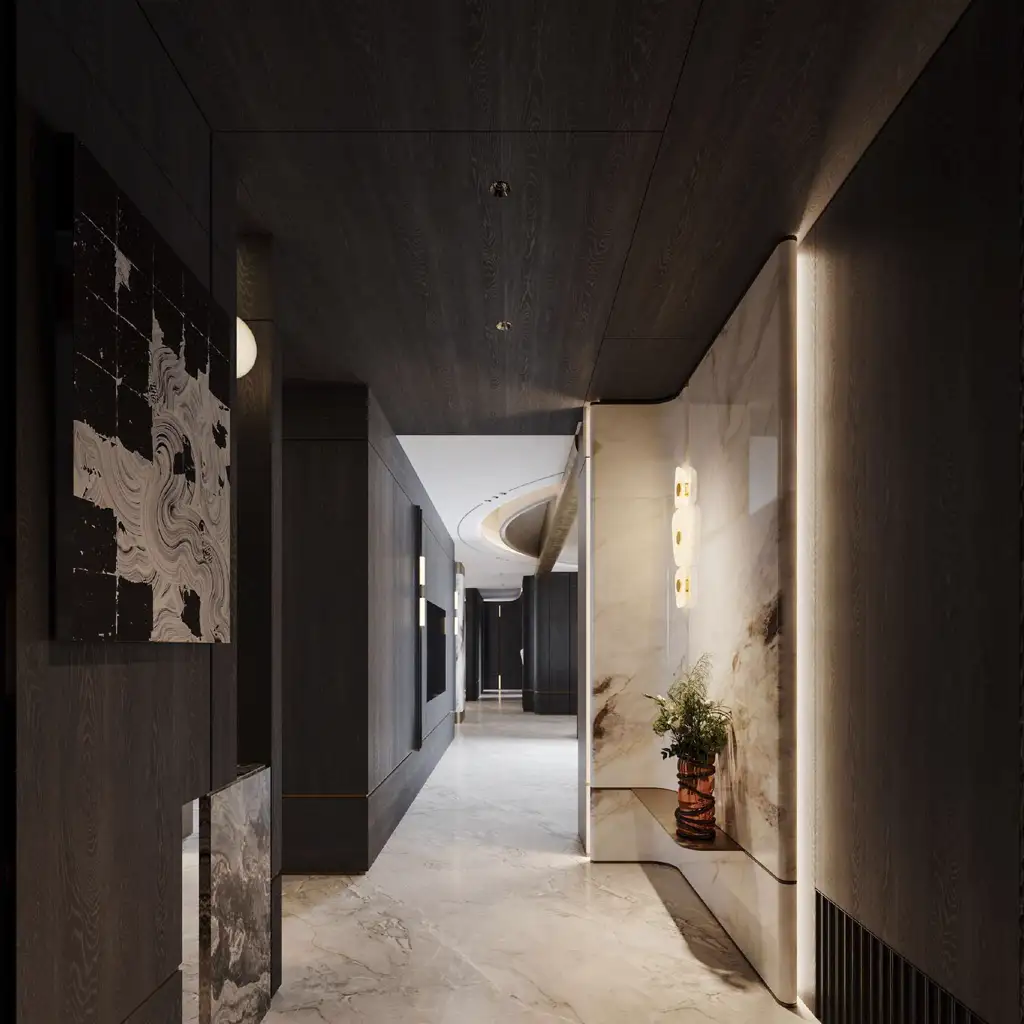 Warm Residential Rendering 10, interior view 10