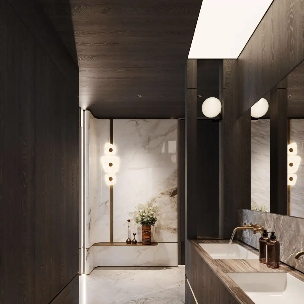 Warm Residential Rendering 10, interior view 11
