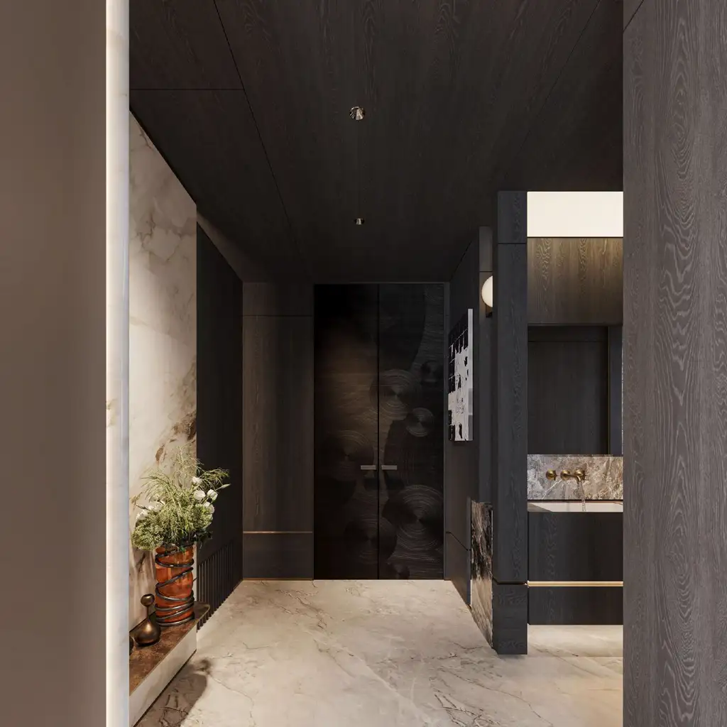 Warm Residential Rendering 10, interior view 12