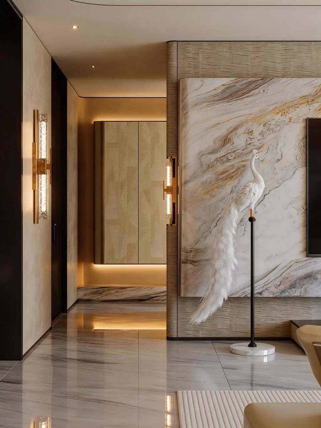 Warm Residential Rendering 11, interior view 1