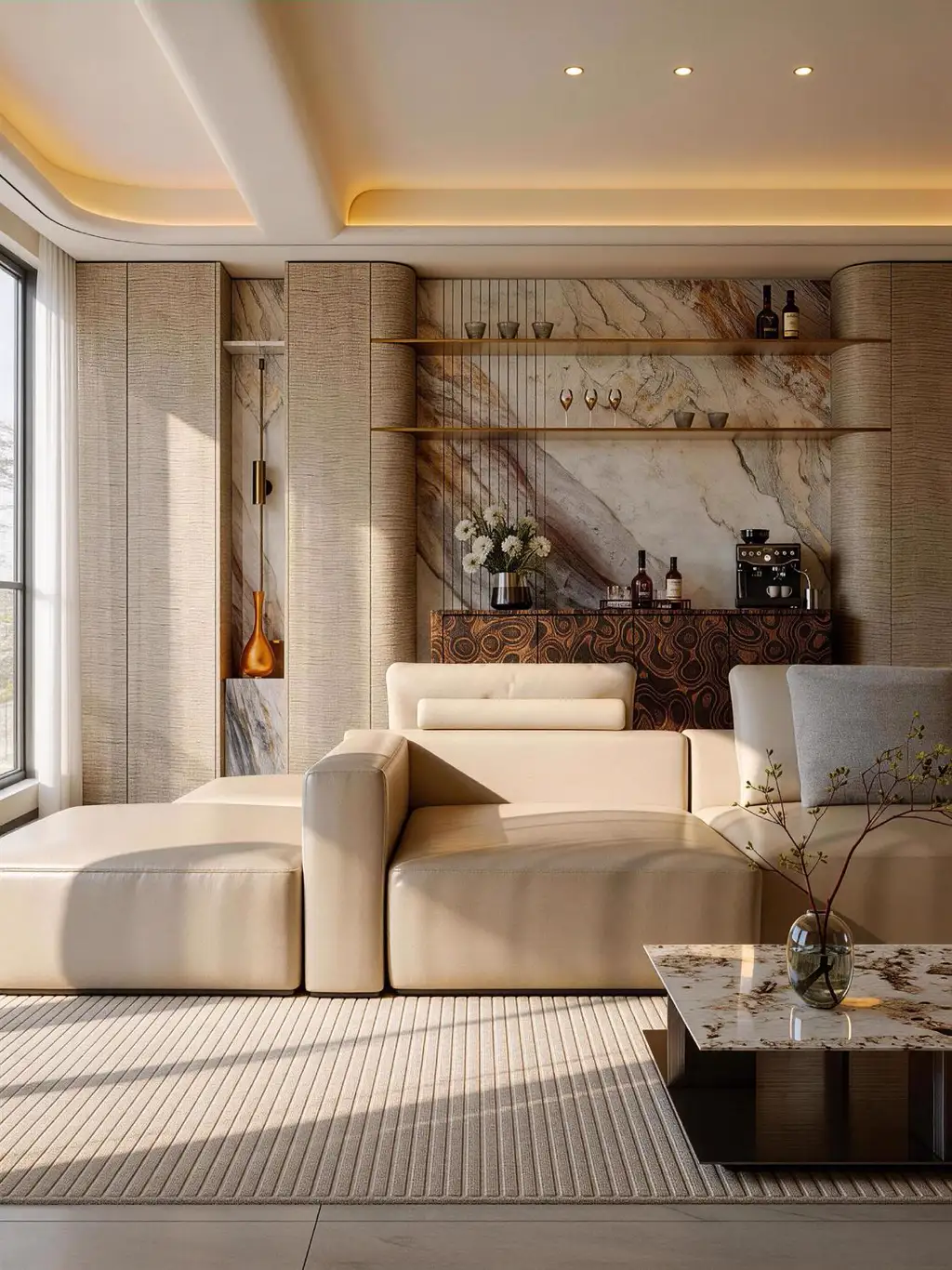 Warm Residential Rendering 11, interior view 2