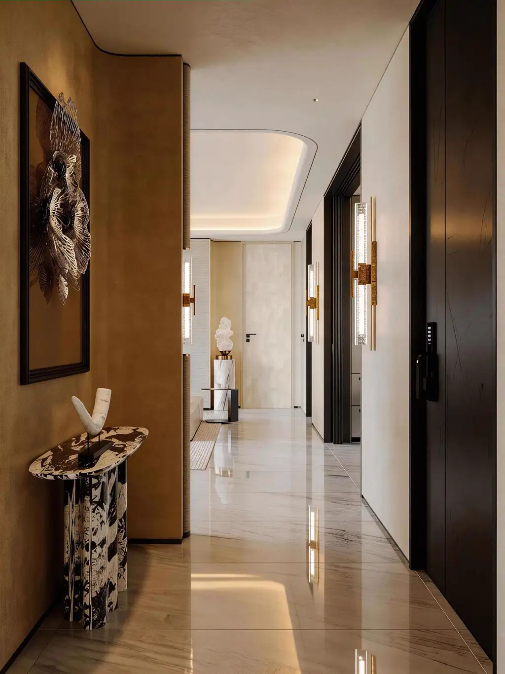 Warm Residential Rendering 11, interior view 3