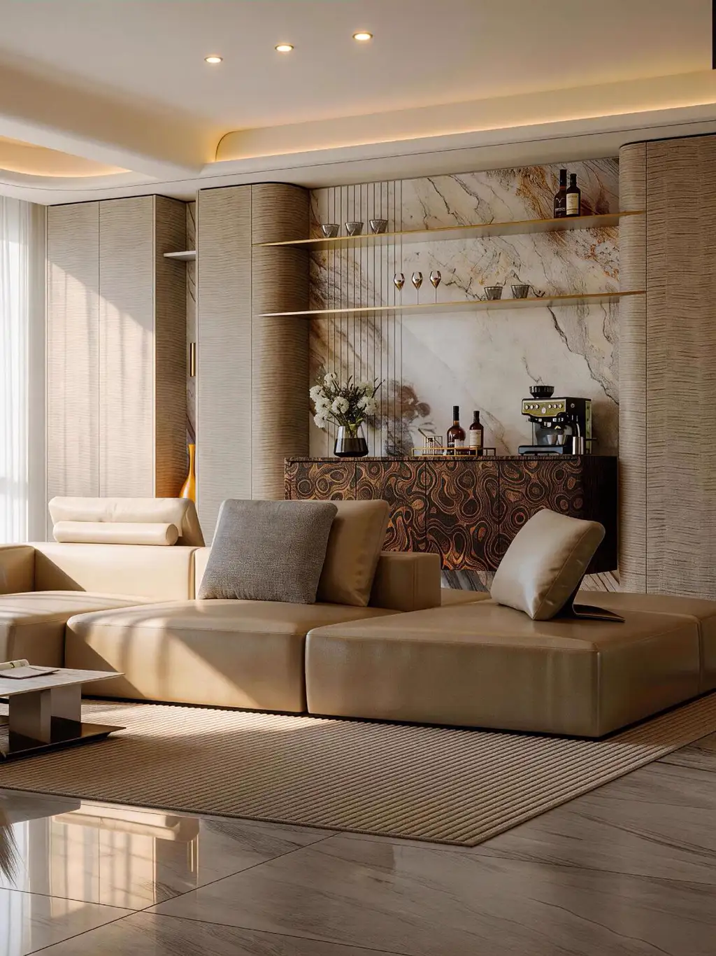 Warm Residential Rendering 11, interior view 4