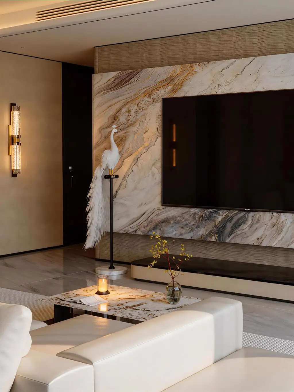 Warm Residential Rendering 11, interior view 5