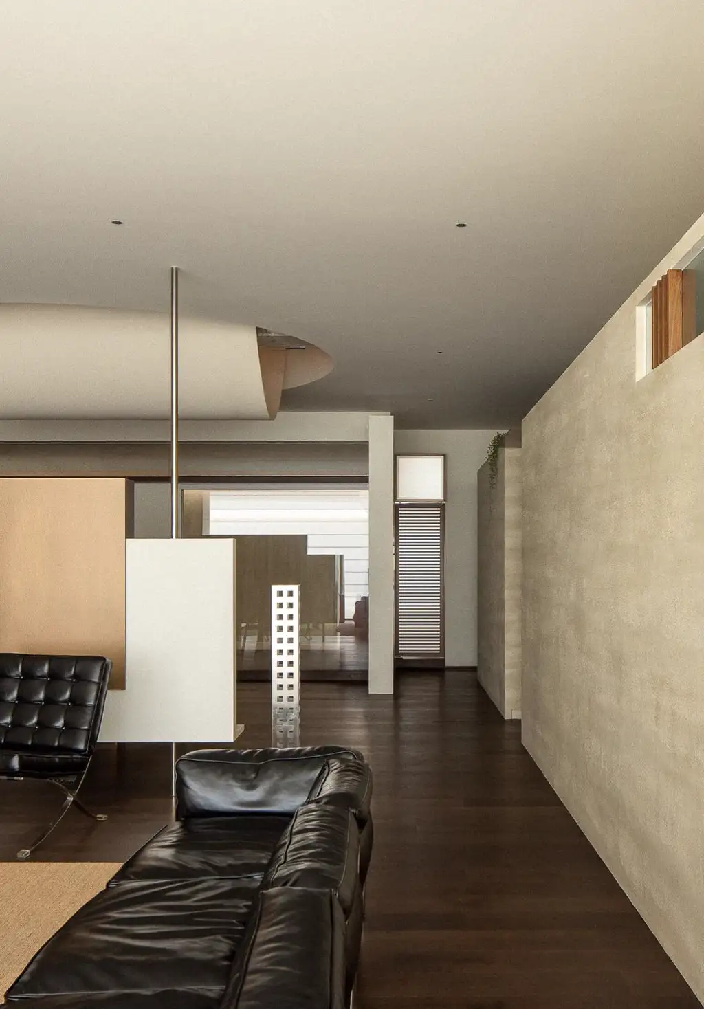 Natural Wood Interior Rendering 13, interior view 9
