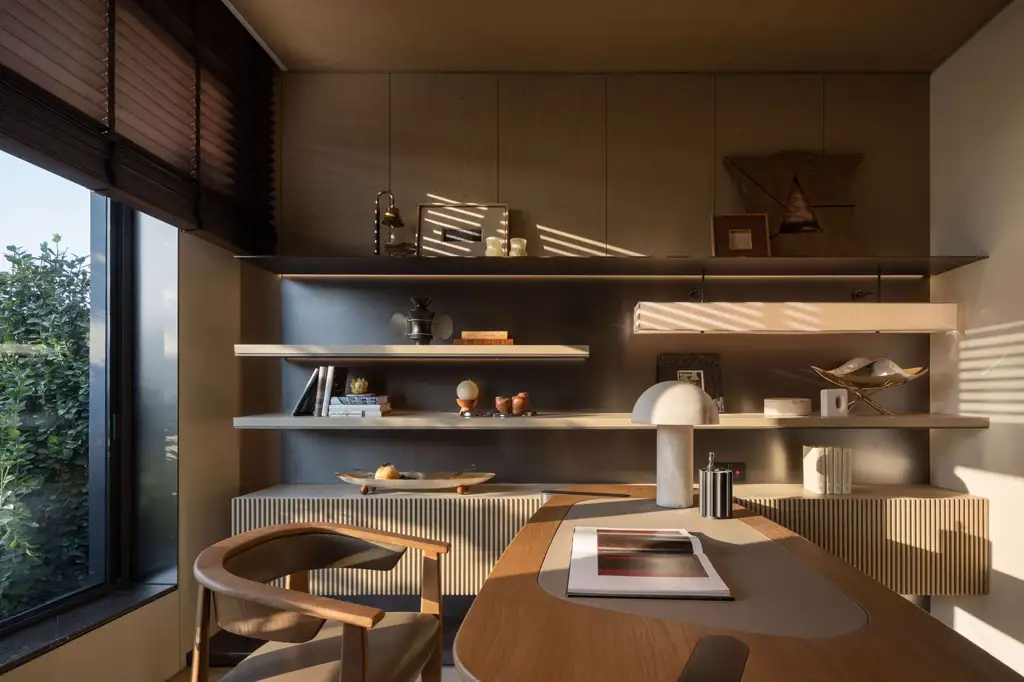 Natural Wood Interior Rendering 14, interior view 13