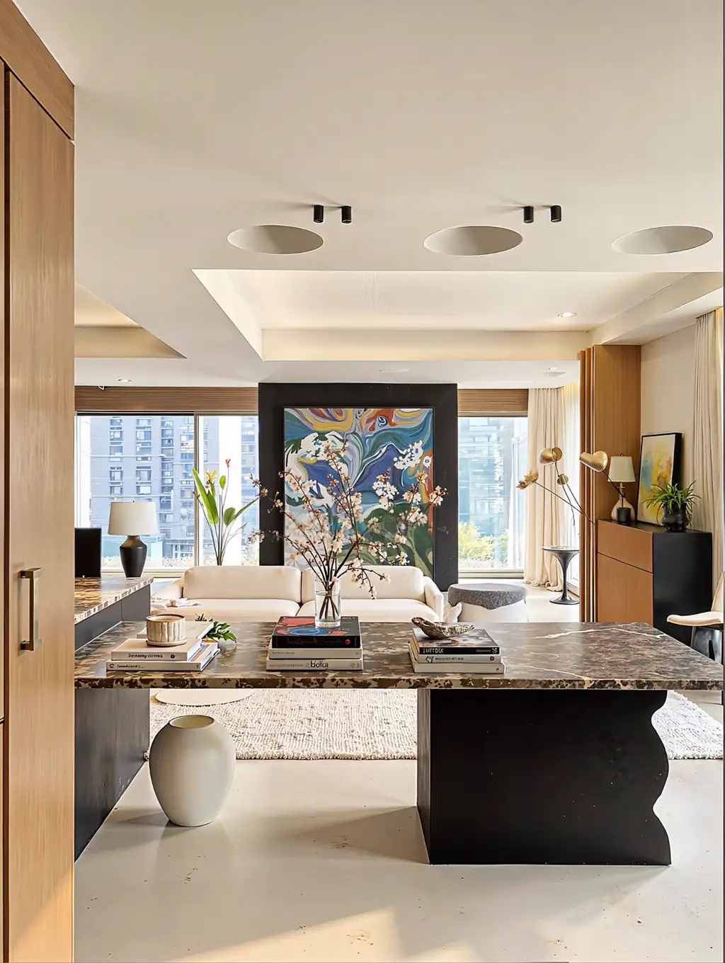 Natural Wood Interior Rendering 15, interior view 1