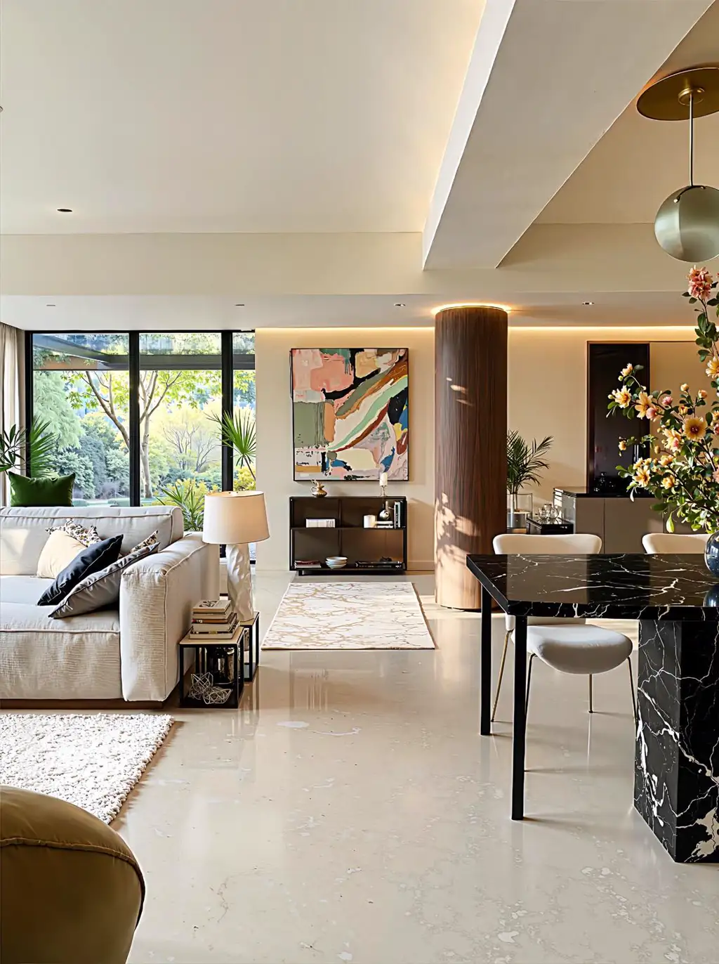 Natural Wood Interior Rendering 15, interior view 4