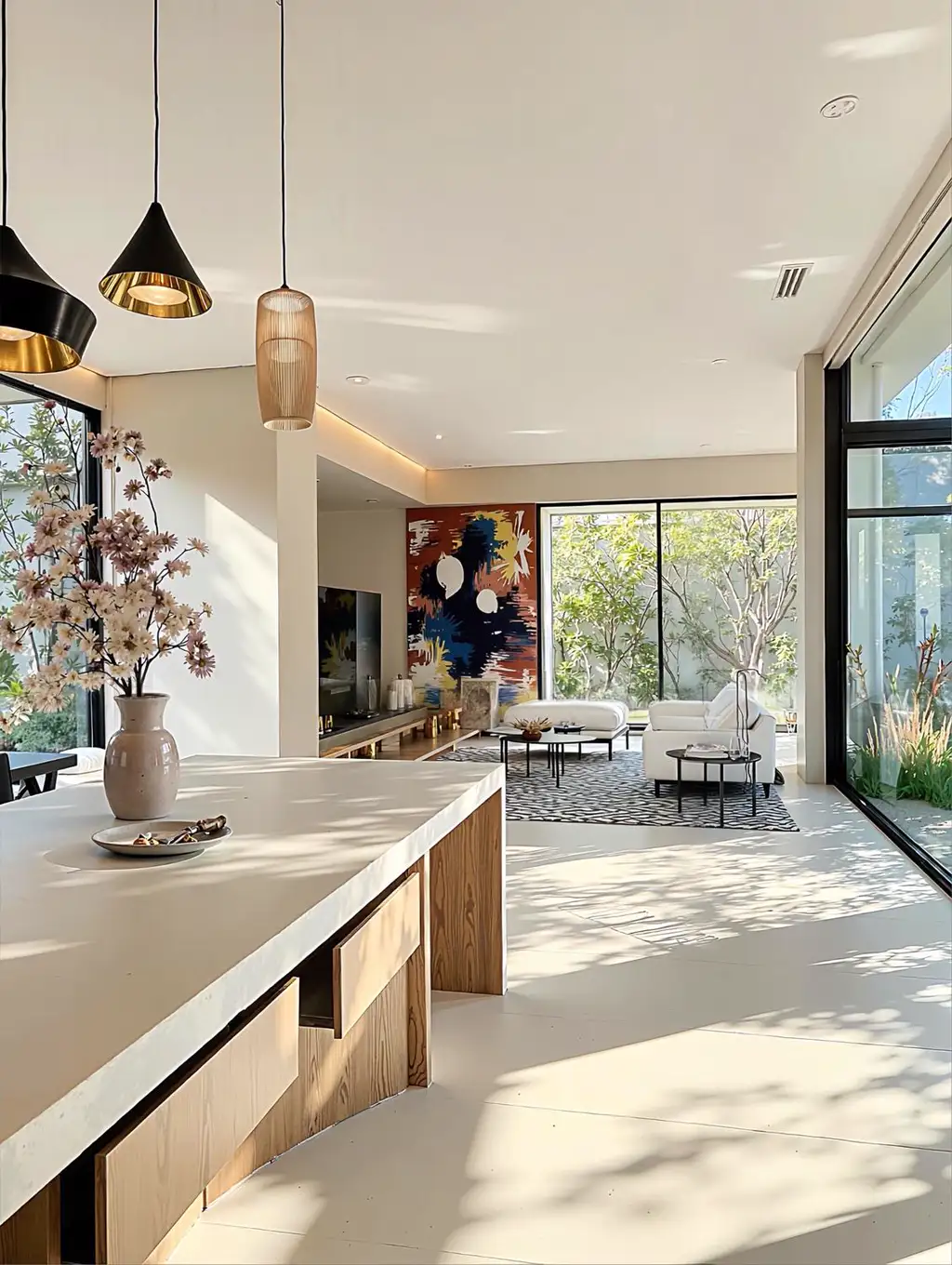 Natural Wood Interior Rendering 15, interior view 5