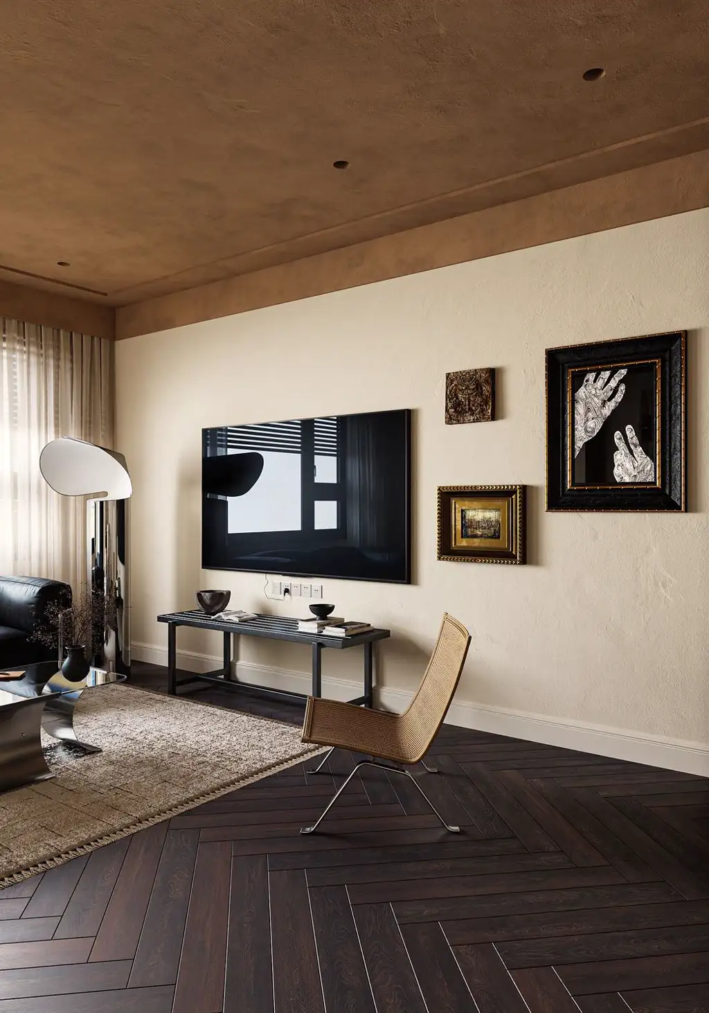 Natural Wood Interior Rendering 16, interior view 4