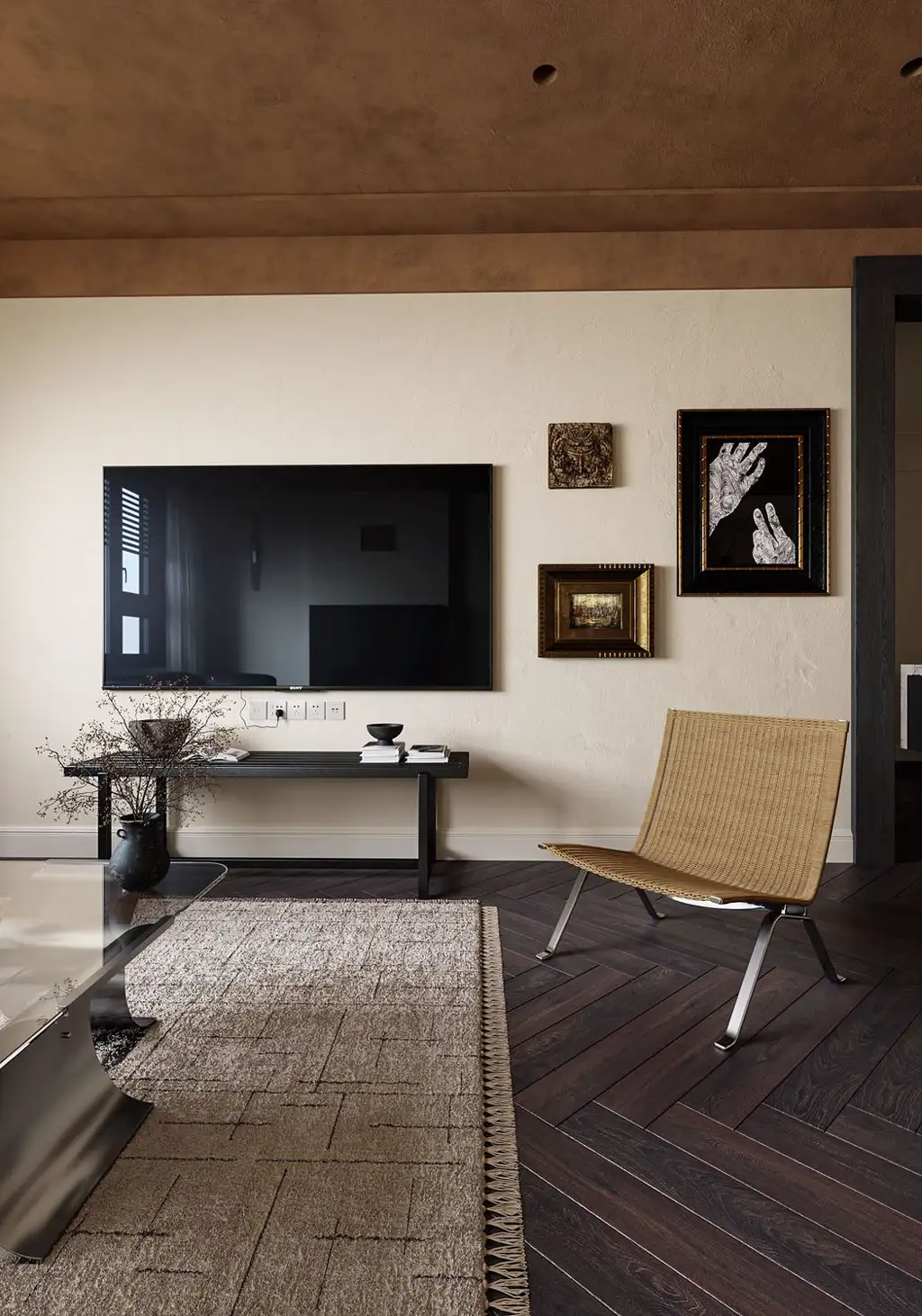 Natural Wood Interior Rendering 16, interior view 5