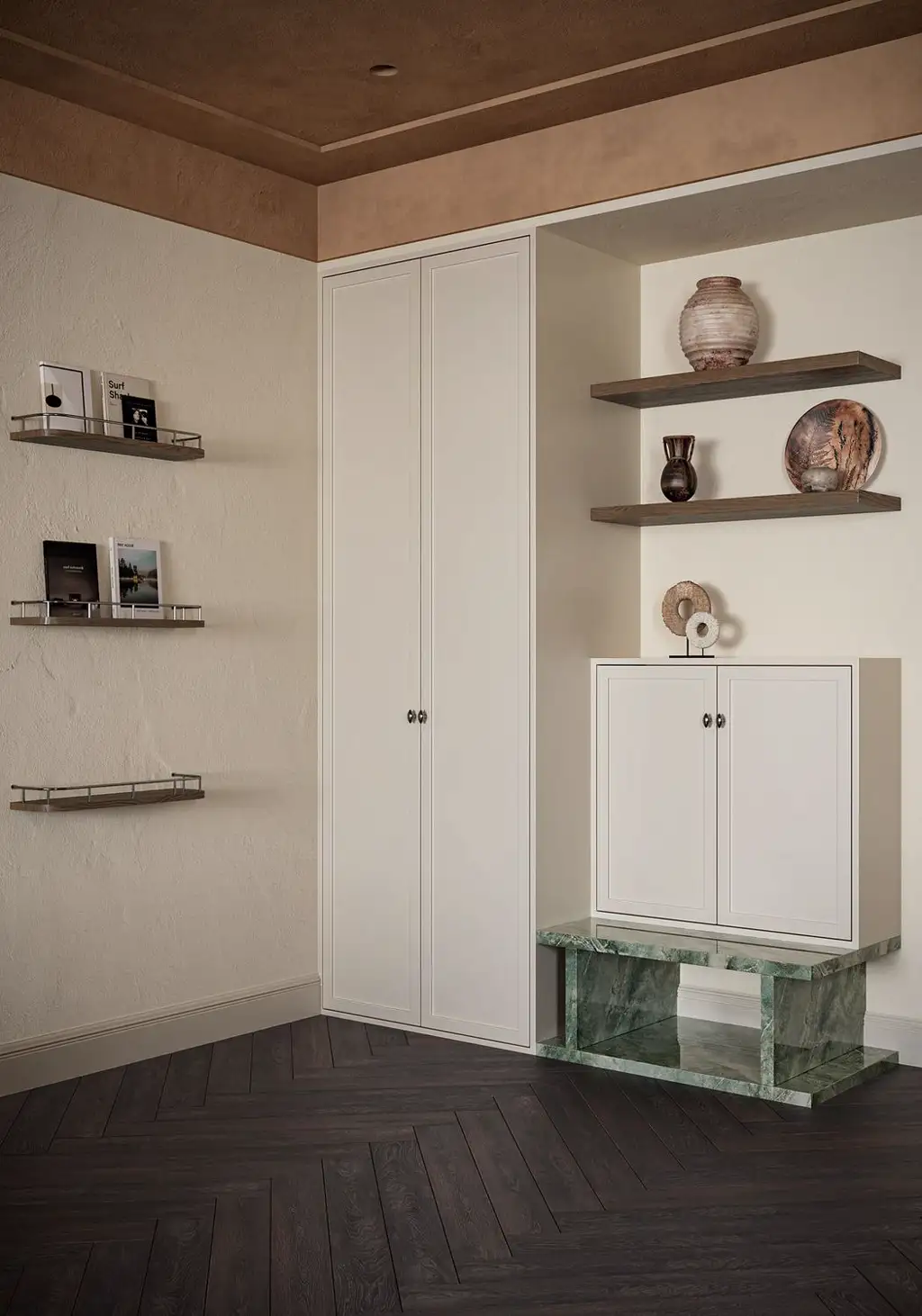 Natural Wood Interior Rendering 16, interior view 14