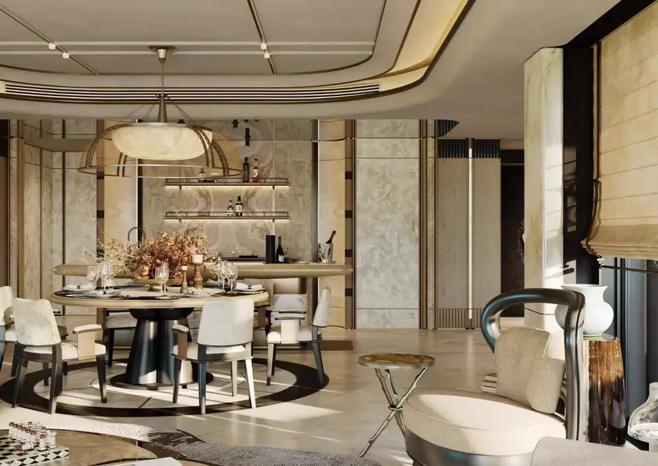 Light Luxury Interior Rendering 07 cover rendering