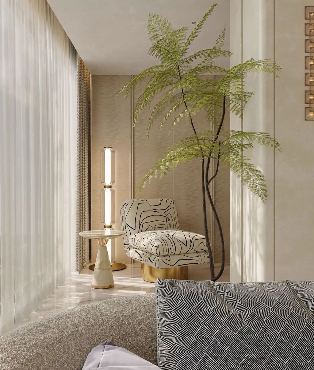 Light Luxury Interior Rendering 09, interior view 2