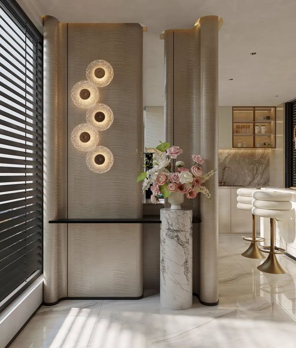 Light Luxury Interior Rendering 09, interior view 3