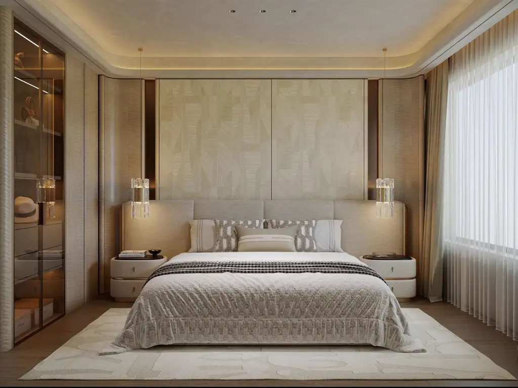Light Luxury Interior Rendering 09, interior view 4