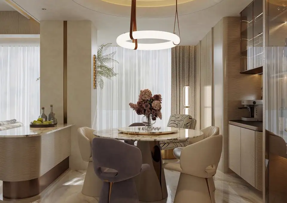 Light Luxury Interior Rendering 09 cover rendering