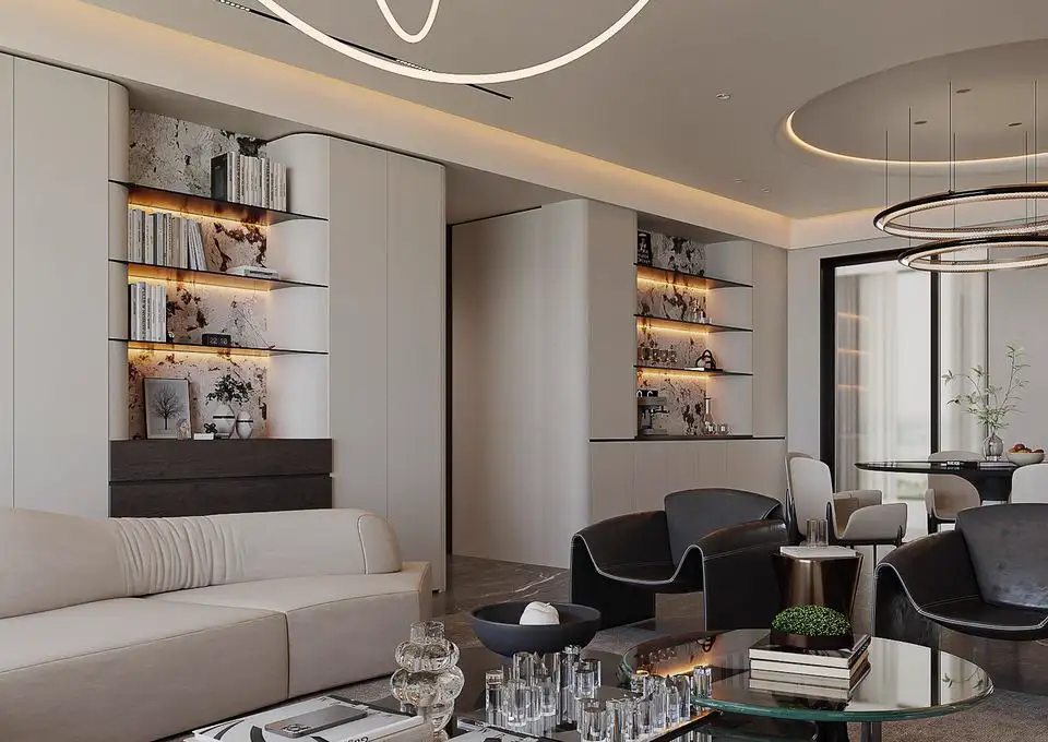 Light Luxury Interior Rendering 10 cover rendering