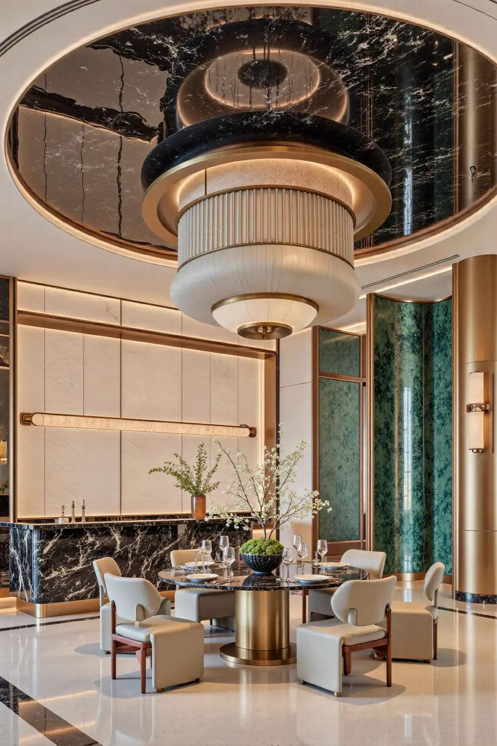 Light Luxury Interior Rendering 12, interior view 2