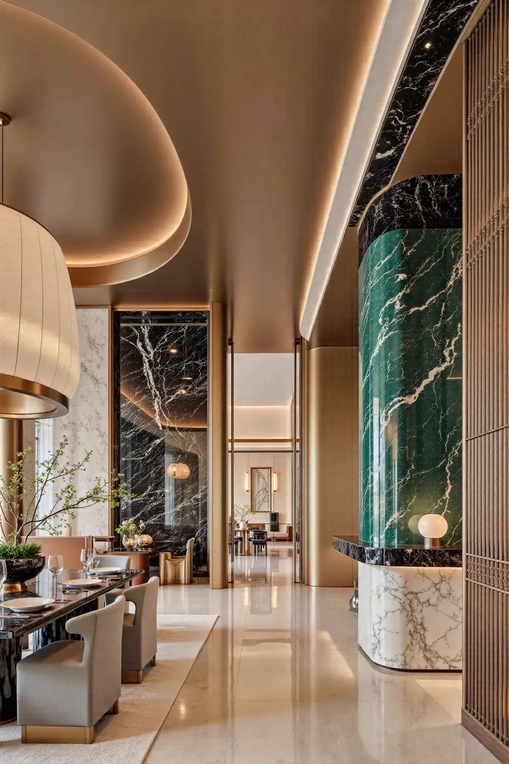 Light Luxury Interior Rendering 12, interior view 3
