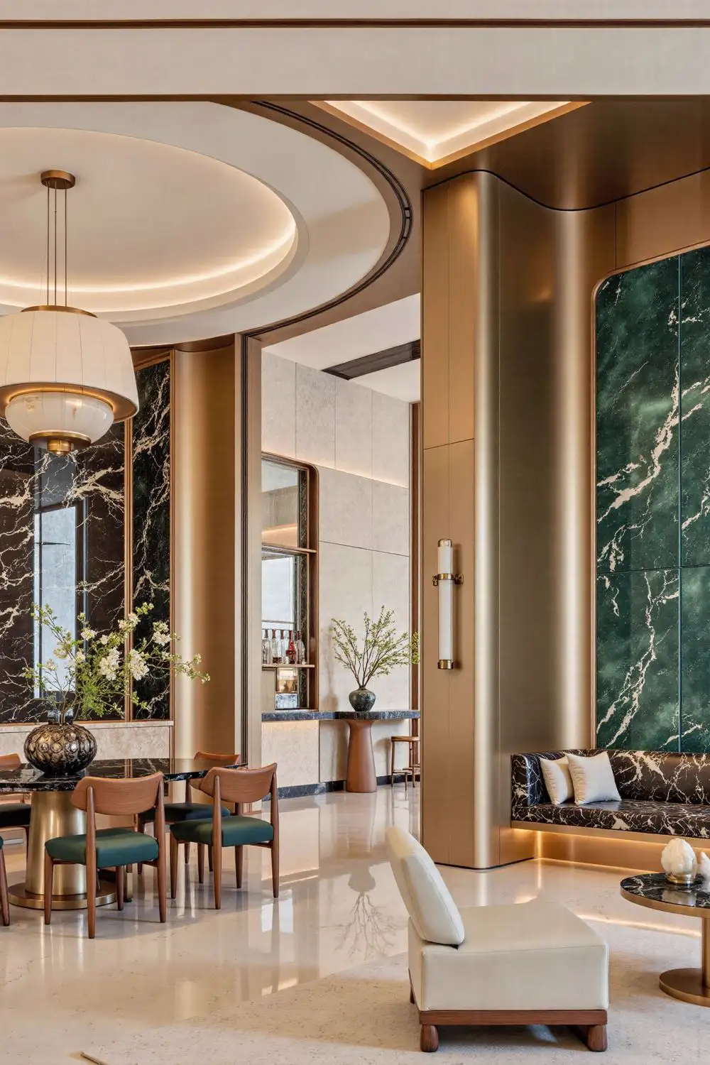 Light Luxury Interior Rendering 12, interior view 5