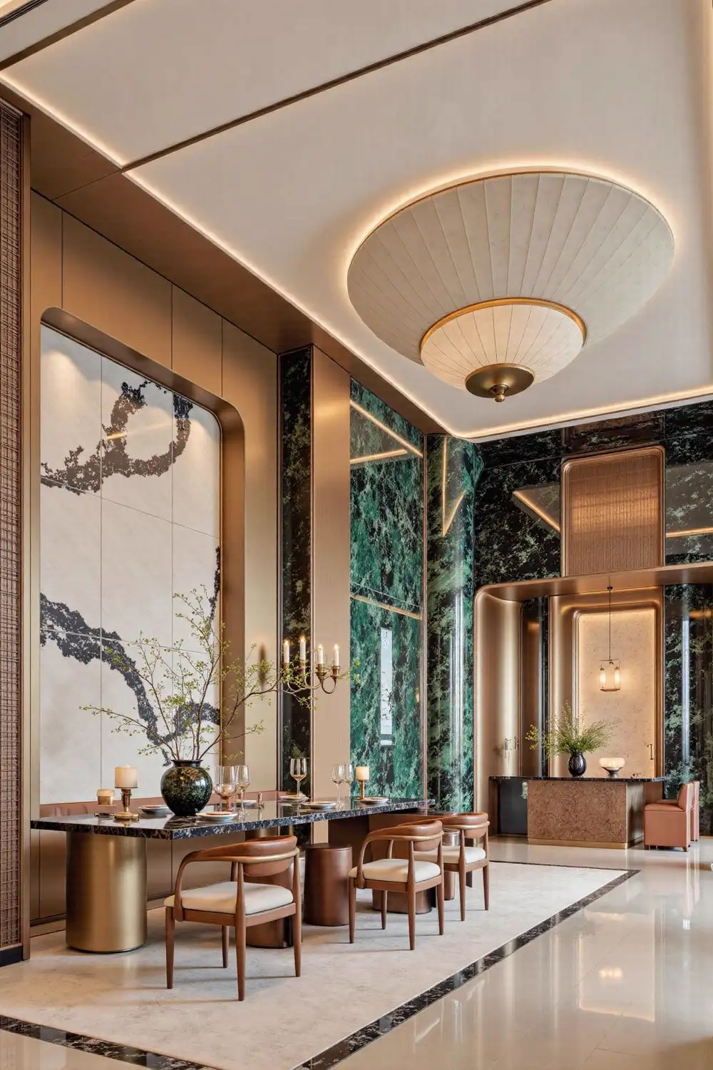 Light Luxury Interior Rendering 12, interior view 10
