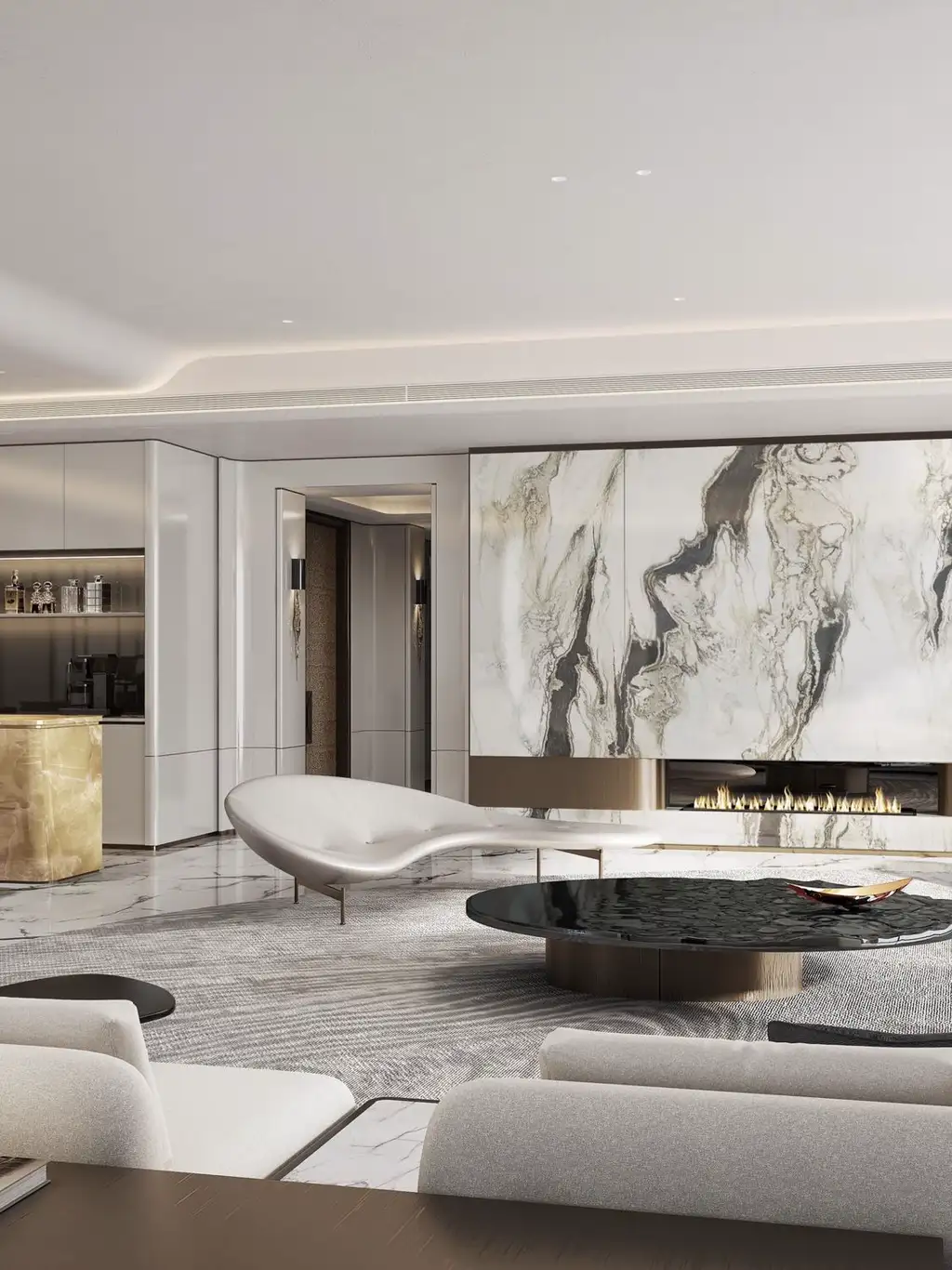 French Classic Interior Rendering 08, interior view 1