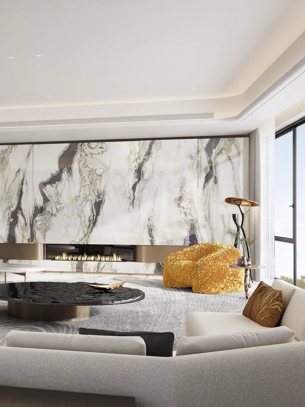 French Classic Interior Rendering 08, interior view 5