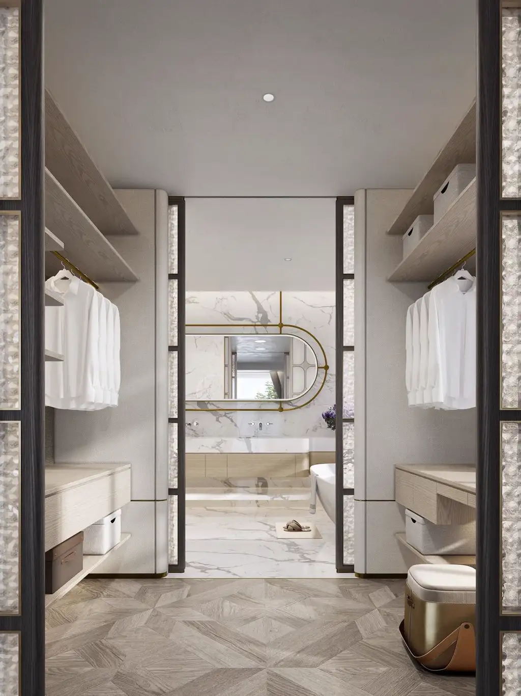 French Classic Interior Rendering 08, interior view 11
