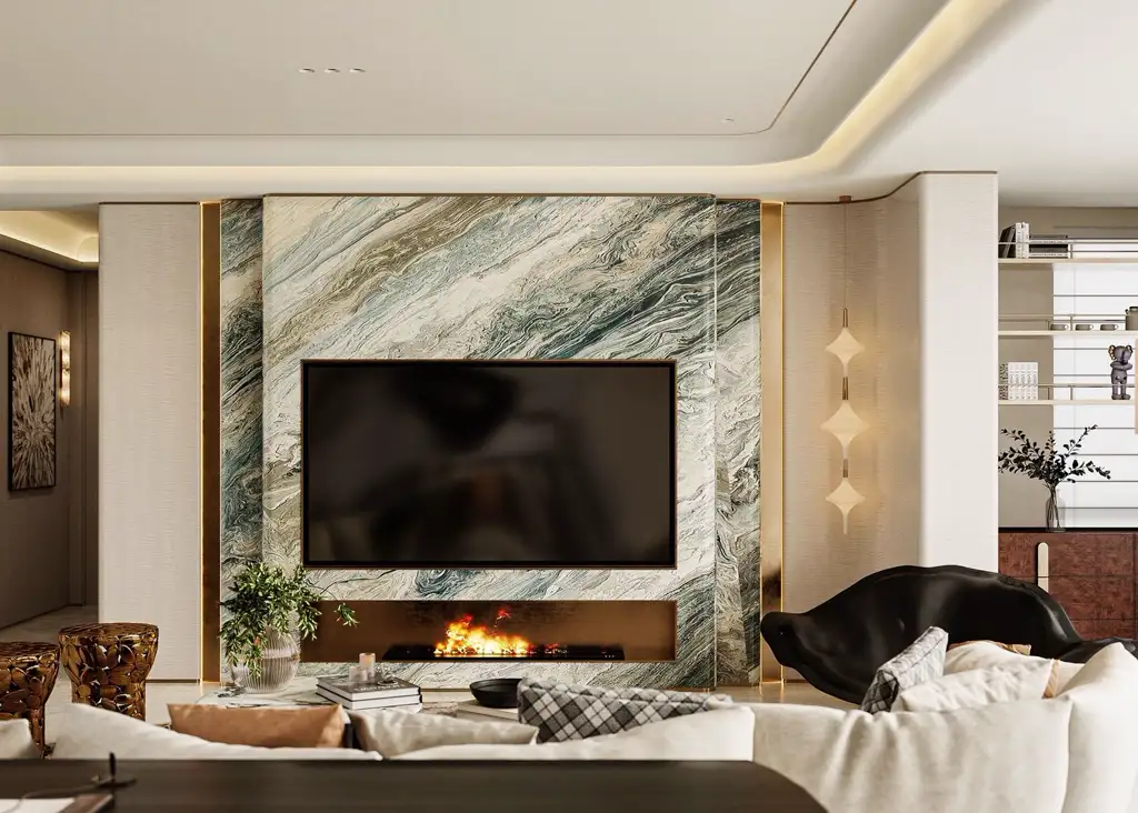 Italian Light Luxury Interior Rendering 09, interior view 4