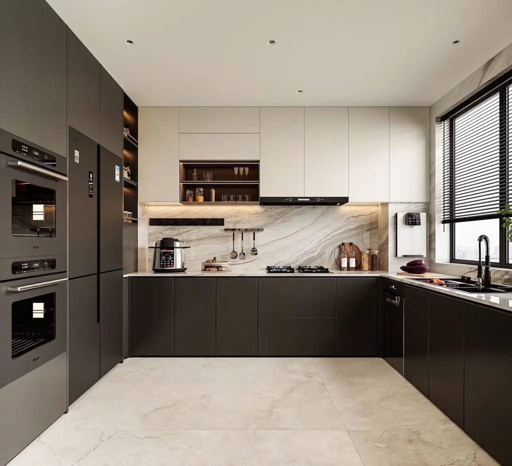 Italian Light Luxury Interior Rendering 09, interior view 10