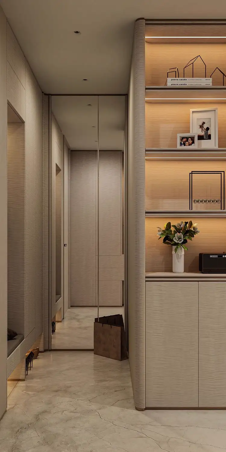Italian Light Luxury Interior Rendering 09, interior view 12