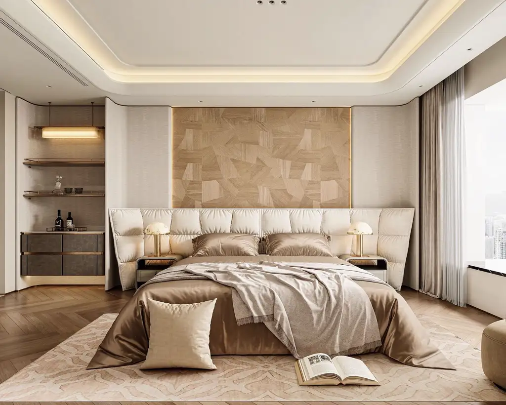 Italian Light Luxury Interior Rendering 09, interior view 14