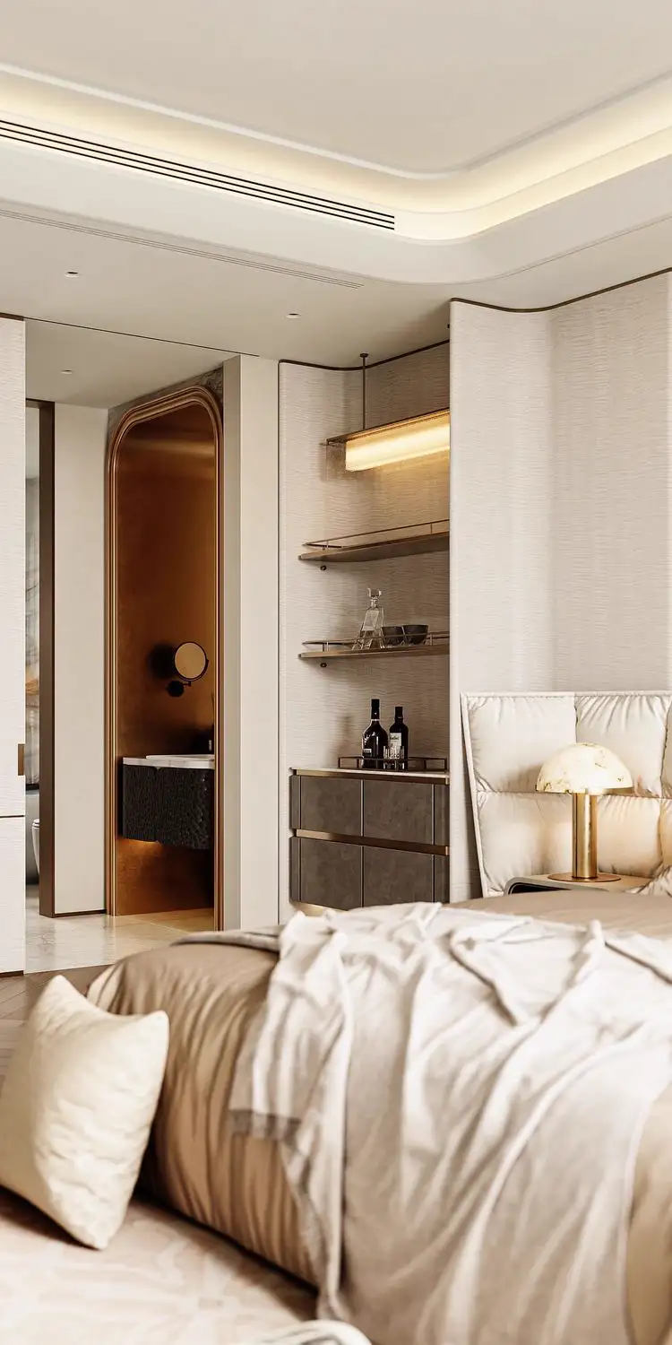 Italian Light Luxury Interior Rendering 09, interior view 15