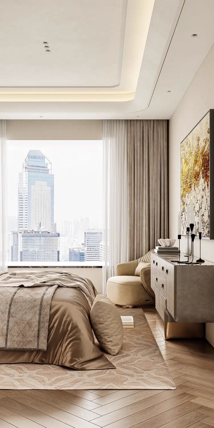 Italian Light Luxury Interior Rendering 09, interior view 16