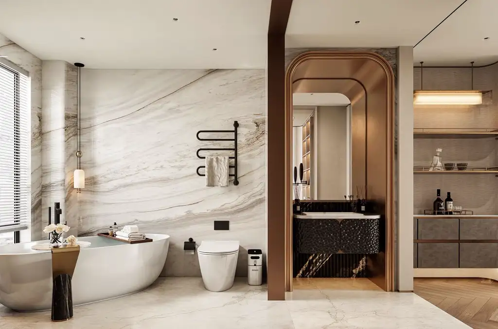 Italian Light Luxury Interior Rendering 09, interior view 18