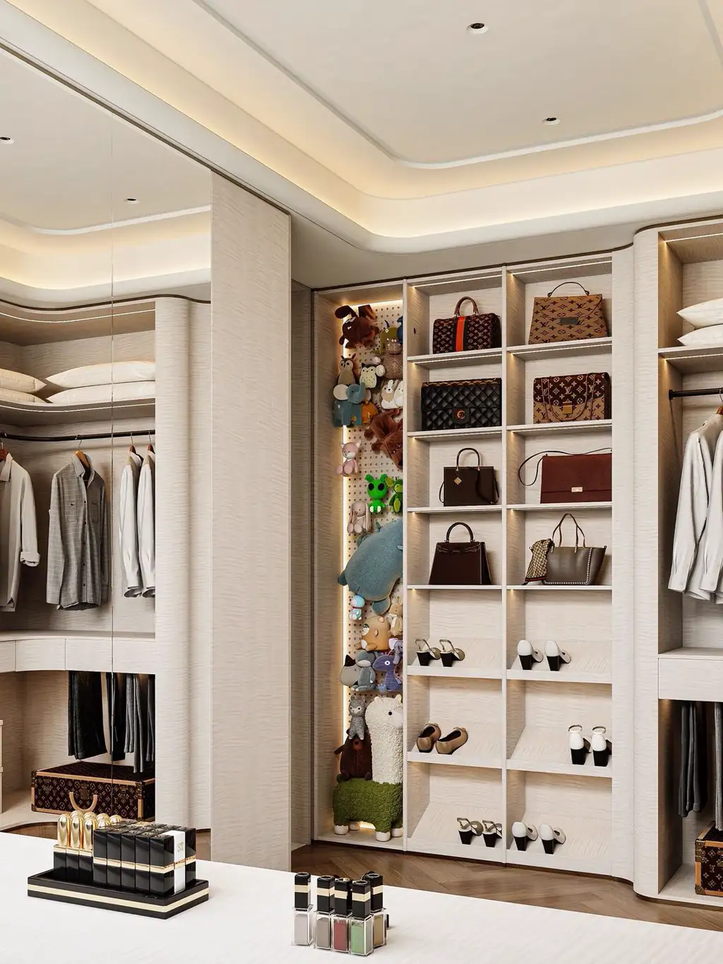 Italian Light Luxury Interior Rendering 09, interior view 19