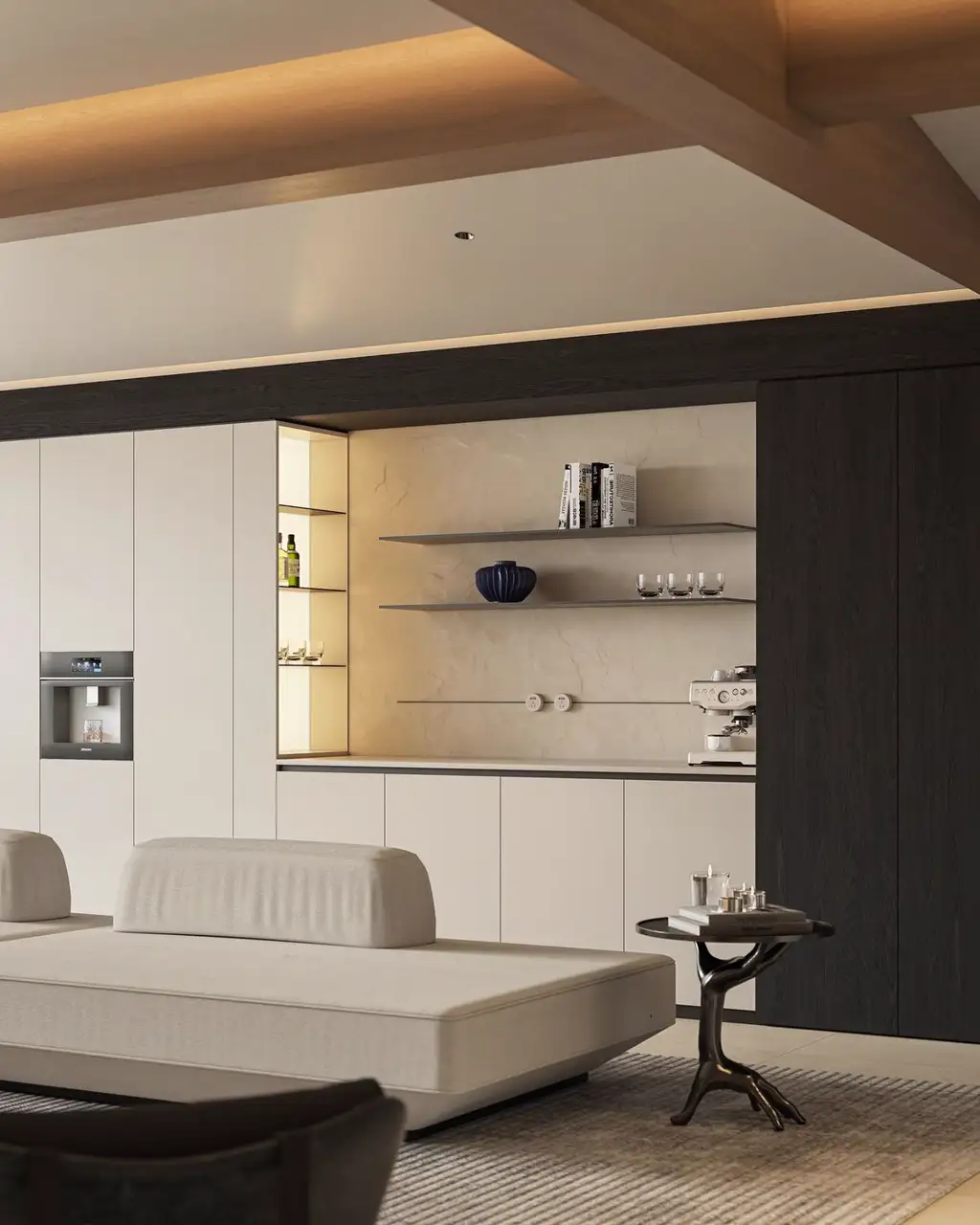 Italian Minimal Interior Rendering 21, interior view 1