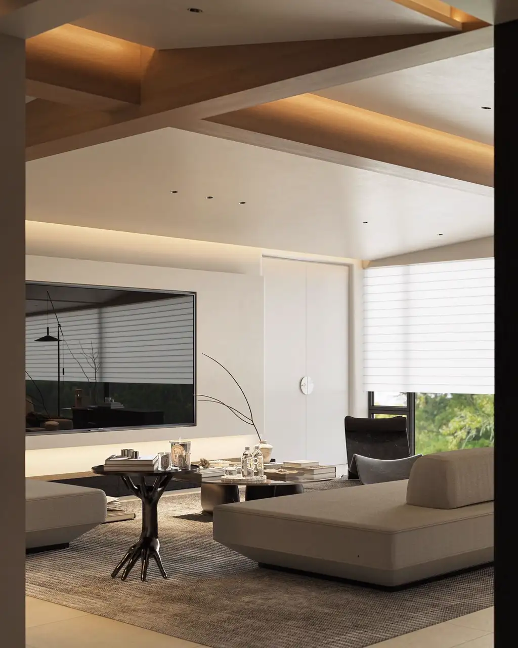 Italian Minimal Interior Rendering 21, interior view 3