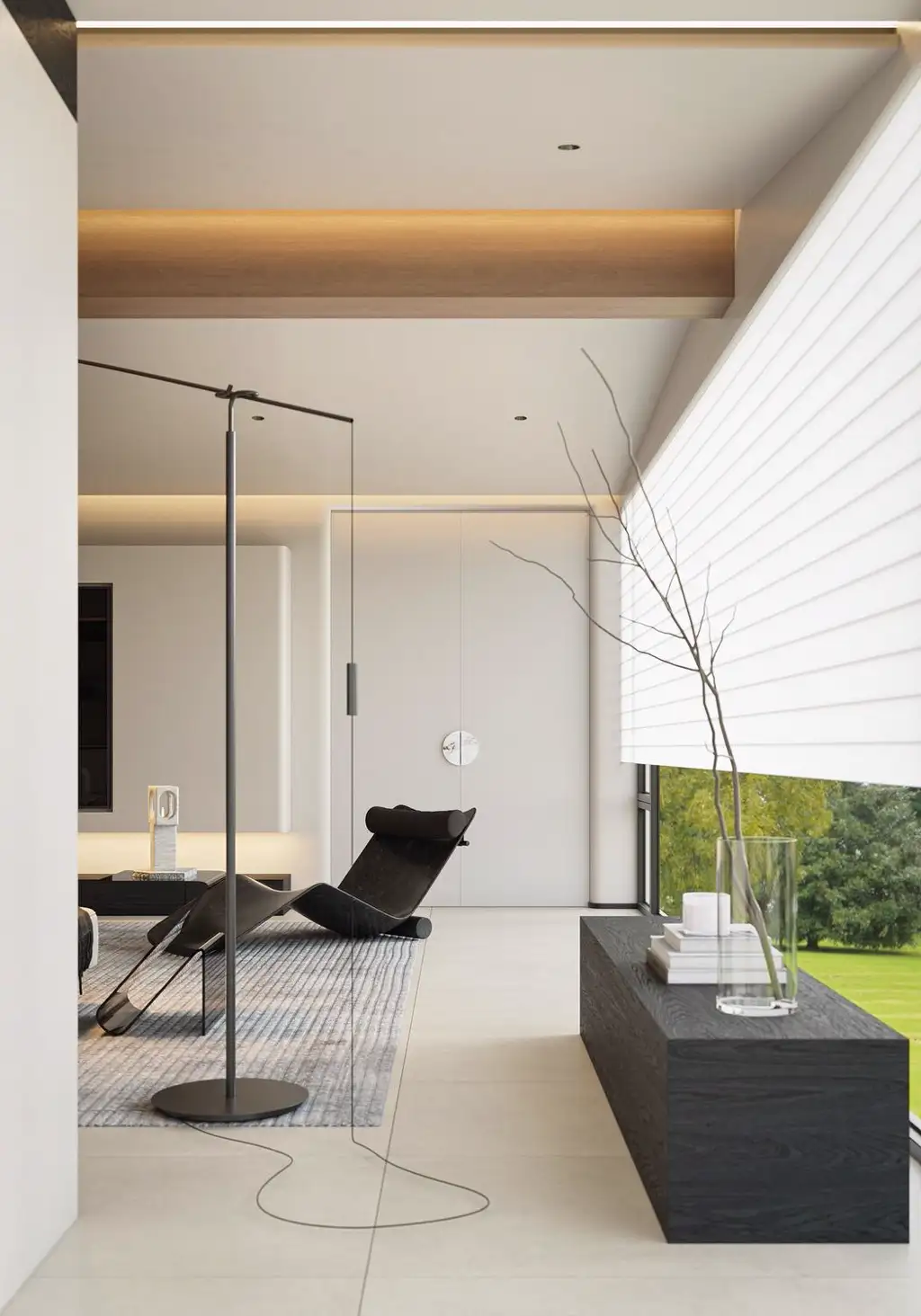 Italian Minimal Interior Rendering 21, interior view 4
