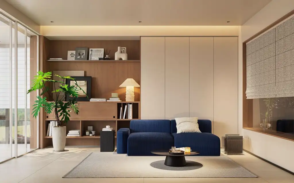 Italian Minimal Interior Rendering 21, interior view 6